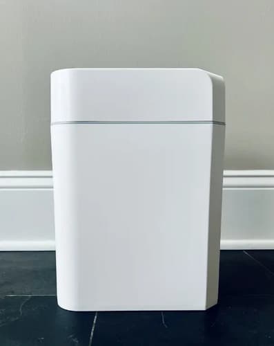 Lixeira 12l Com Sensor Automático Nkf Home Para Banheiro Branco
