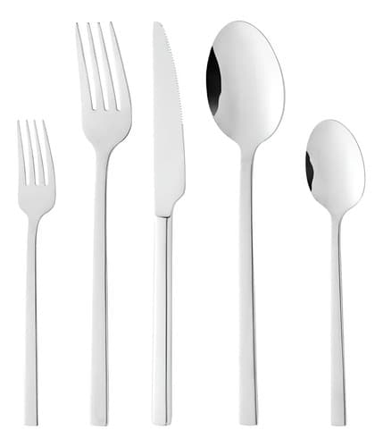 Faqueiro 30 Peças Firenze Aço Inox Wolff 6 Pessoas Cor Prata Prateado