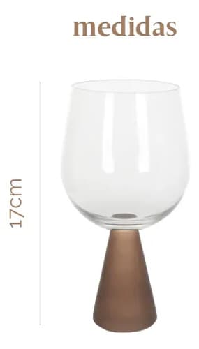 Jogo 4 Taças De Vinho Florarte Malva Mesa Posta Denali Malva