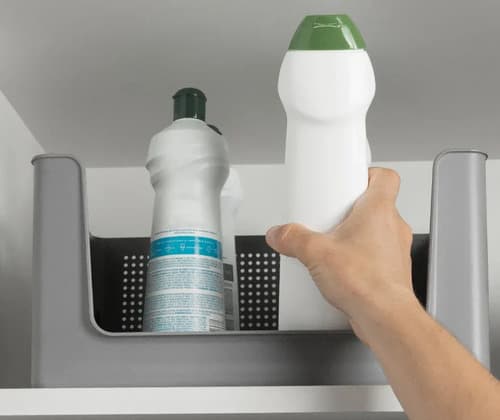 Caixa Cesto Flow Com Abertura Frontal 16 Litros Organizador Branco