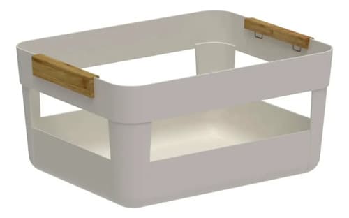 Cesto Organizador Lavanderia/despensa 14l Lume Bege