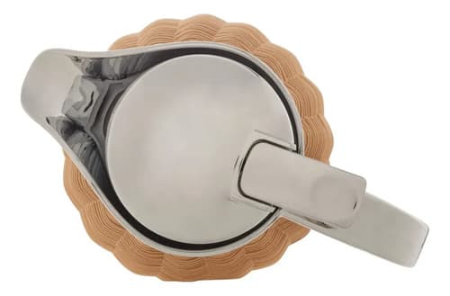 Garrafa Térmica De Aço Inox Rattan Marrom Wolff Marrom