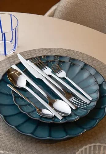 Faqueiro 30 Peças Firenze Aço Inox Wolff 6 Pessoas Cor Prata Prateado