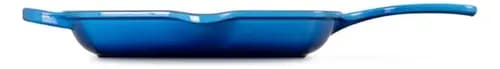 Frigideira Grelha Ferro Fundido Esmaltada Nkf Home Azul