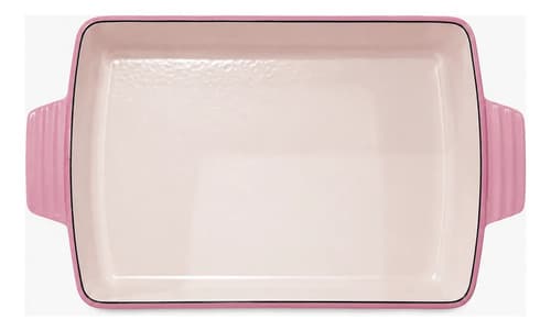 Jogo De Panelas Ferro Fundido Esmaltado 7 Peças Rosa