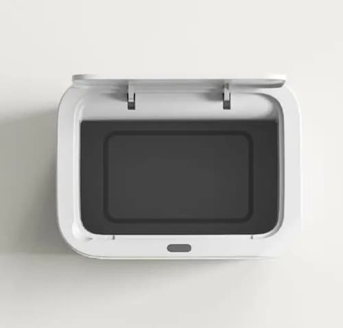 Lixeira 12l Com Sensor Automático Nkf Home Para Banheiro Branco