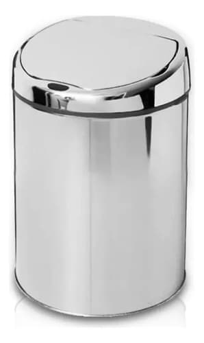 Lixeira Automática 3l Aço Inox Lx 3 Nkf Com Sensor Cinza